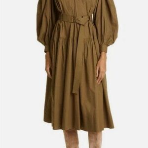 ULLA JOHNSON
Joyce cotton poplin midi dress